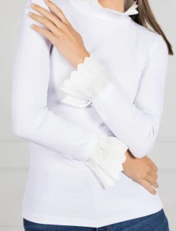 Shirts And Tops*Zjoosh Freya Frill Top White