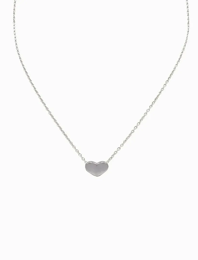 Necklaces|Silver Jewellery*Zjoosh Full Heart Necklace Silver