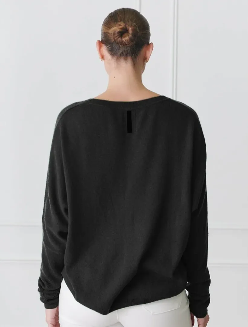 Knits And Jumpers*Zjoosh Game Day Knit Black