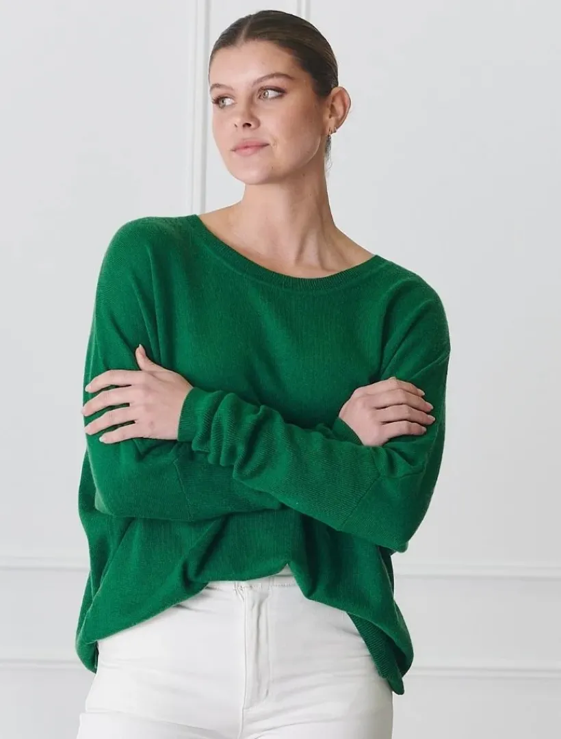 Knits And Jumpers*Zjoosh Game Day Knit Green