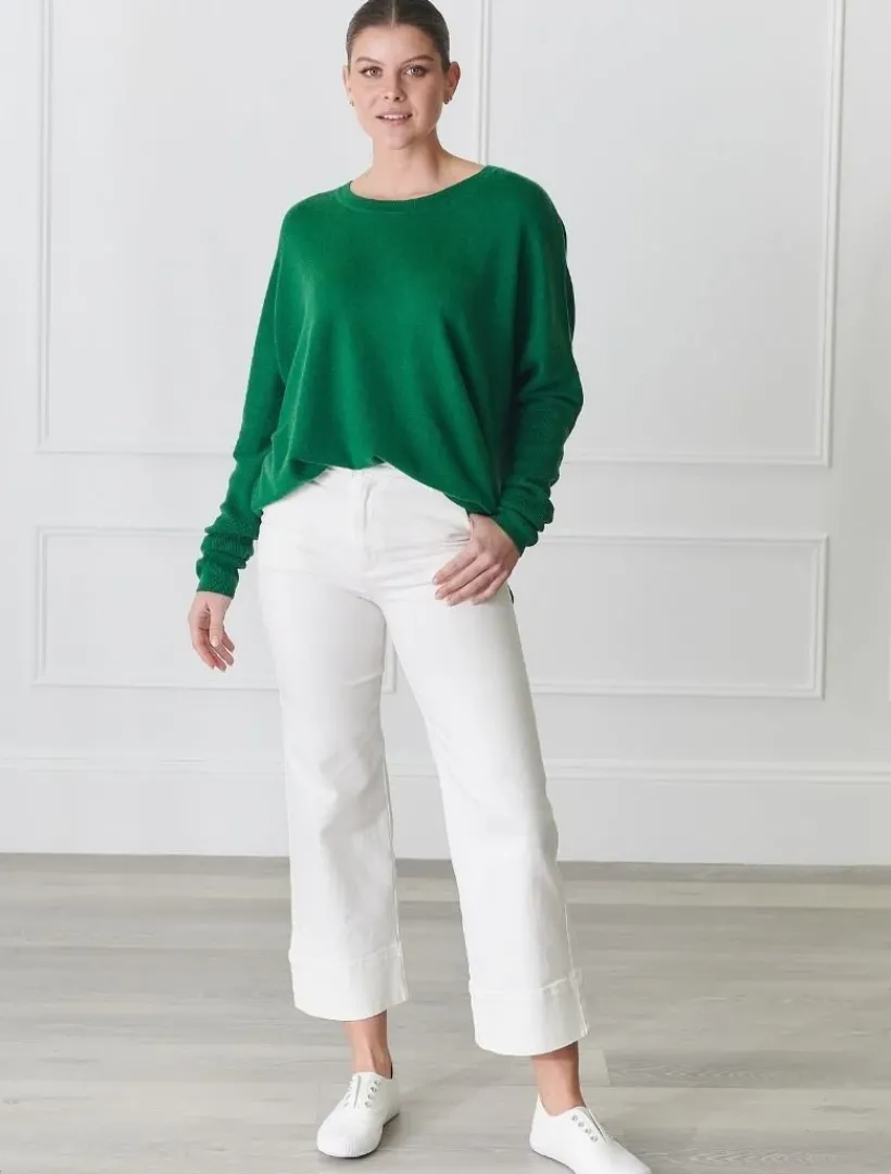 Knits And Jumpers*Zjoosh Game Day Knit Green