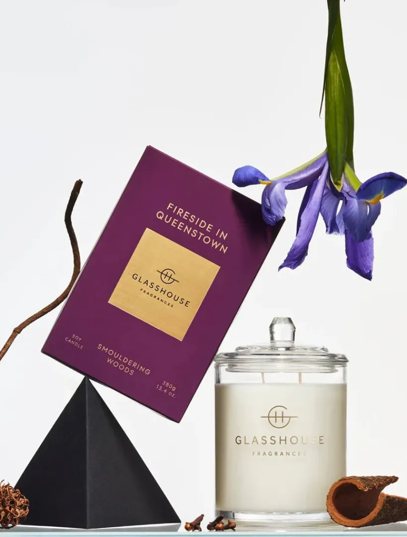 Scented Candles|Glasshouse Fragrances*Glasshouse Fragrances Fireside In Queenstown Candle 380g