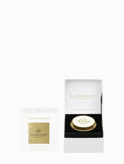 Car Diffusers|Diffusers*Glasshouse Fragrances Gold Car Diffuser A Tahaa Affair
