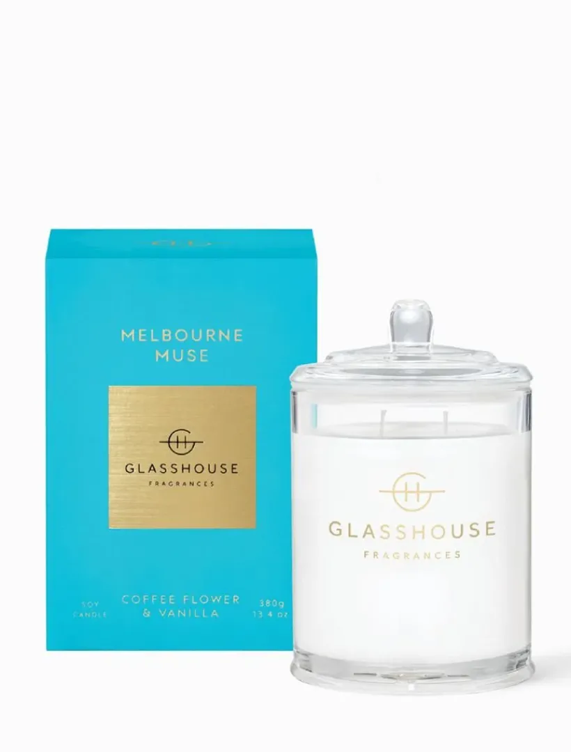 Scented Candles|Glasshouse Fragrances*Glasshouse Fragrances Melbourne Muse Candle 380G