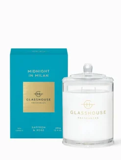 Scented Candles|Glasshouse Fragrances*Glasshouse Fragrances Midnight In Milan Candle 380G