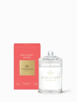 Scented Candles|Glasshouse Fragrances*Glasshouse Fragrances One Night In Rio Mini Candle 60G - FINAL SALE
