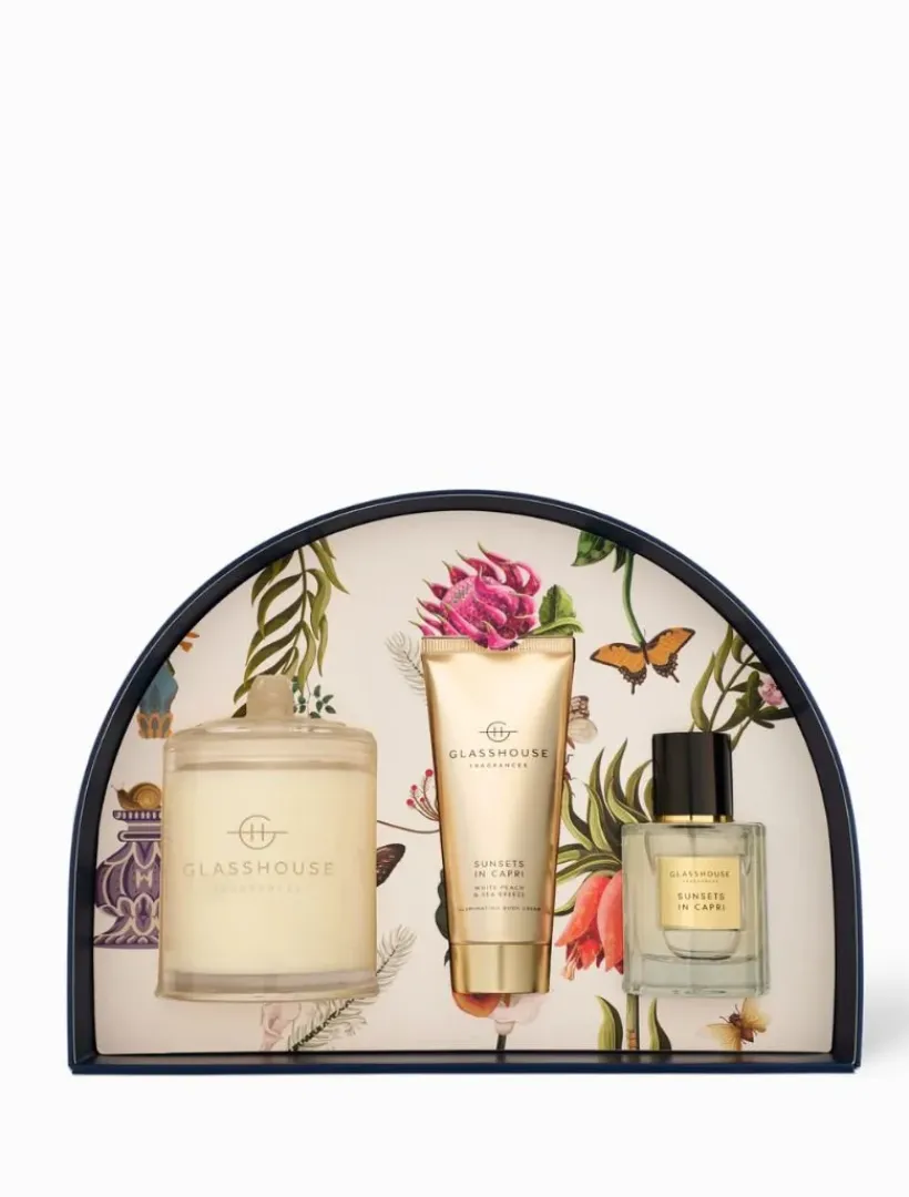 Glasshouse Fragrances*Glasshouse Fragrances Sunsets In Capri Fragrance Set