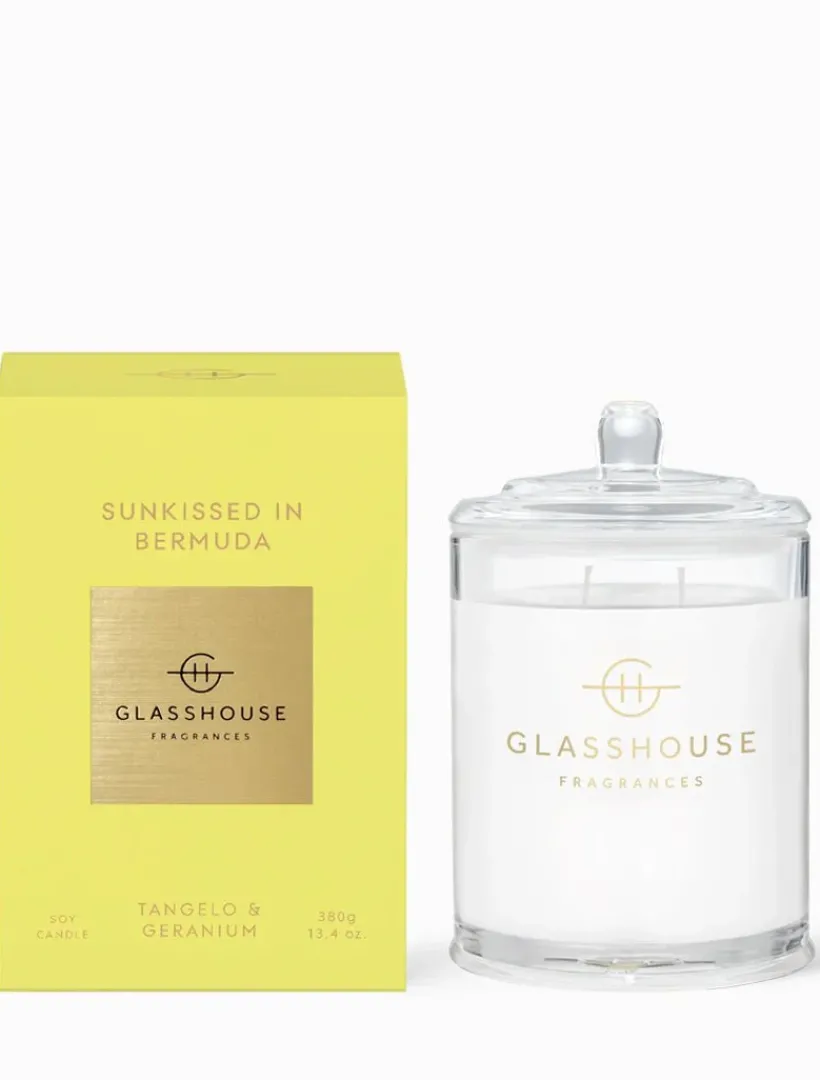 Scented Candles|Glasshouse Fragrances*Glasshouse Fragrances Sunkissed In Bermuda Candle 380g