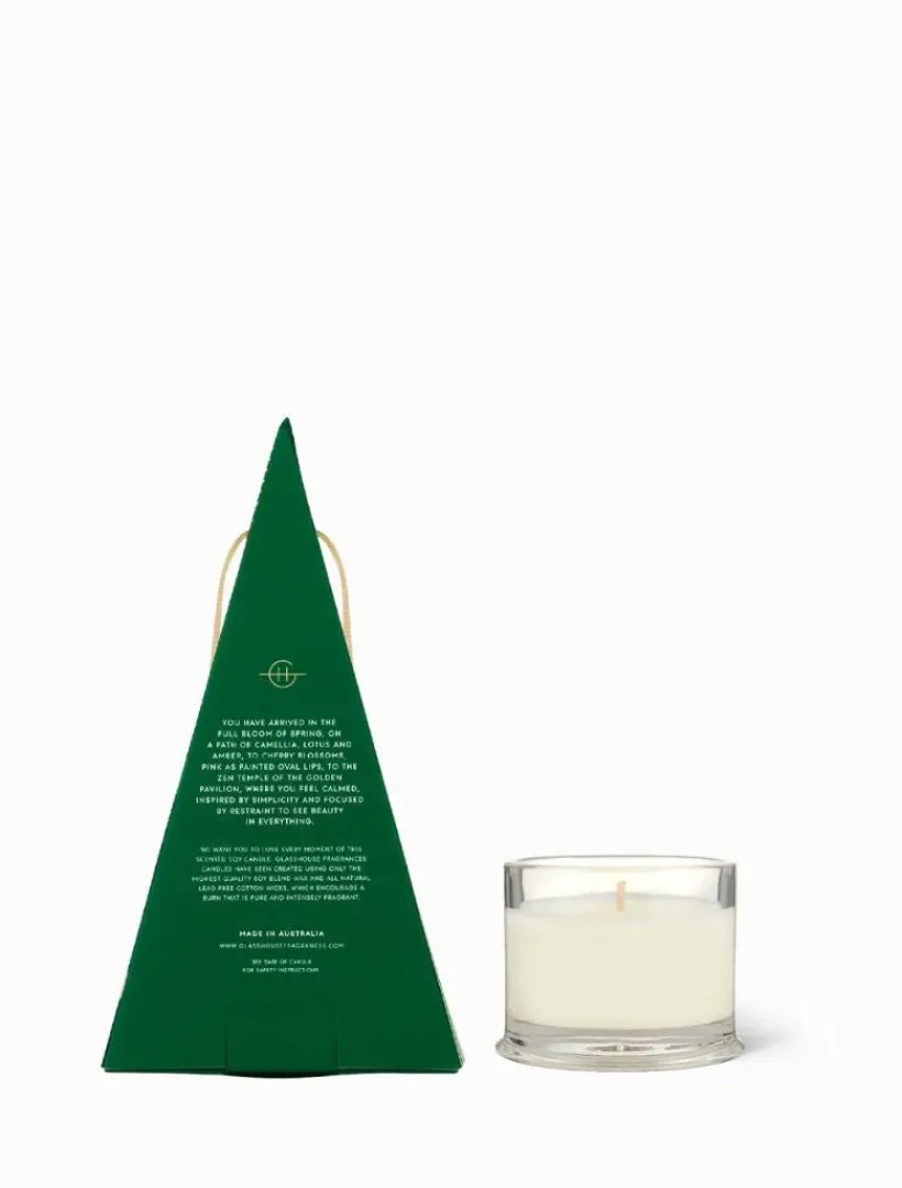 Scented Candles|Glasshouse Fragrances*Glasshouse Kyoto in Bloom Christmas Bauble Candle 30g - FINAL SALE