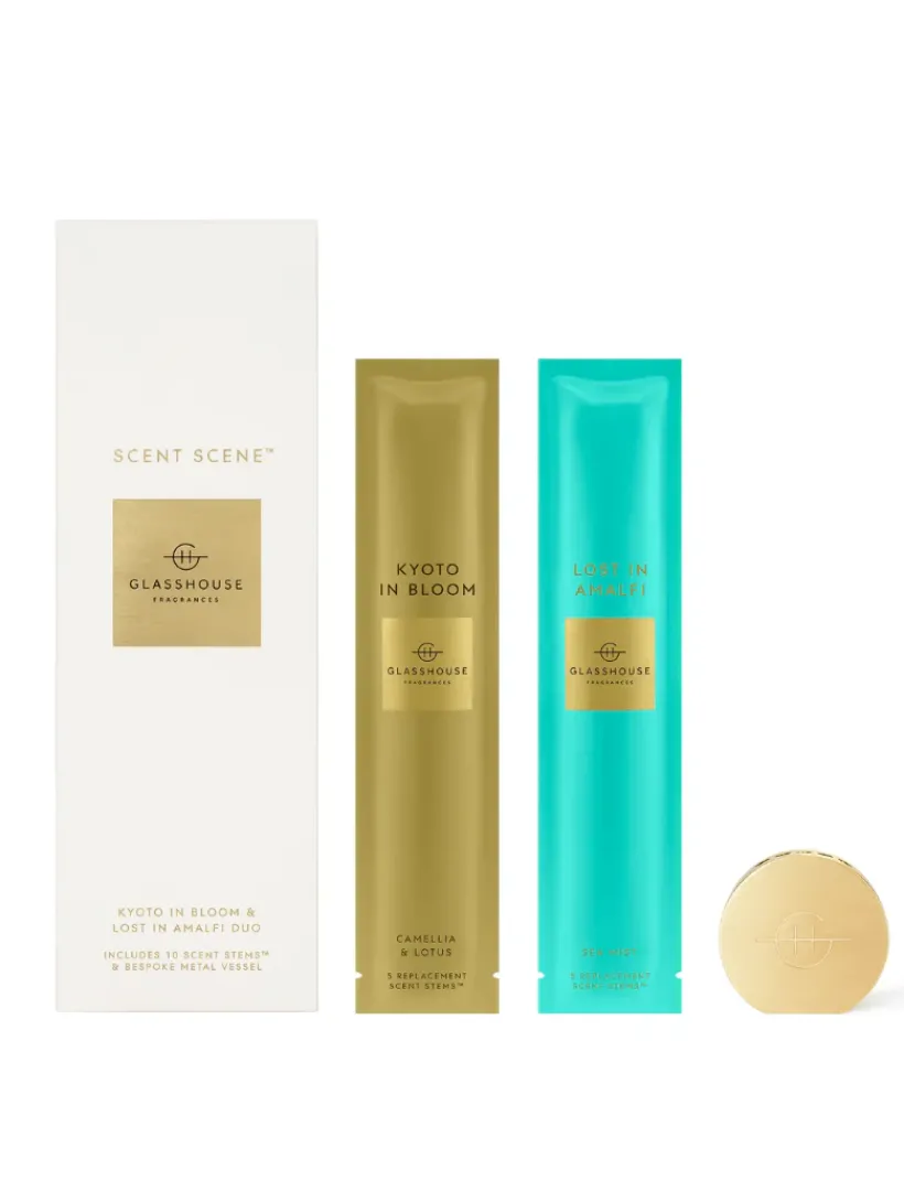 Diffusers|Glasshouse Fragrances*Glasshouse Scent Scene Duo Lost In Amalfi And Kyoto In Bloom