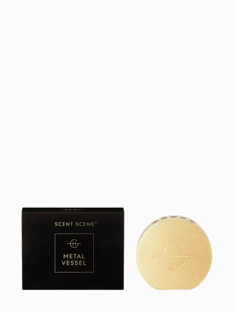 Diffusers|Glasshouse Fragrances*Glasshouse Scent Scene Metal Vessel Gold