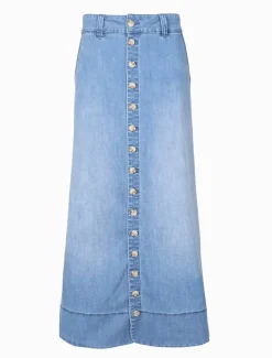 Skirts*Zjoosh Goldie Summer Wash Denim Skirt