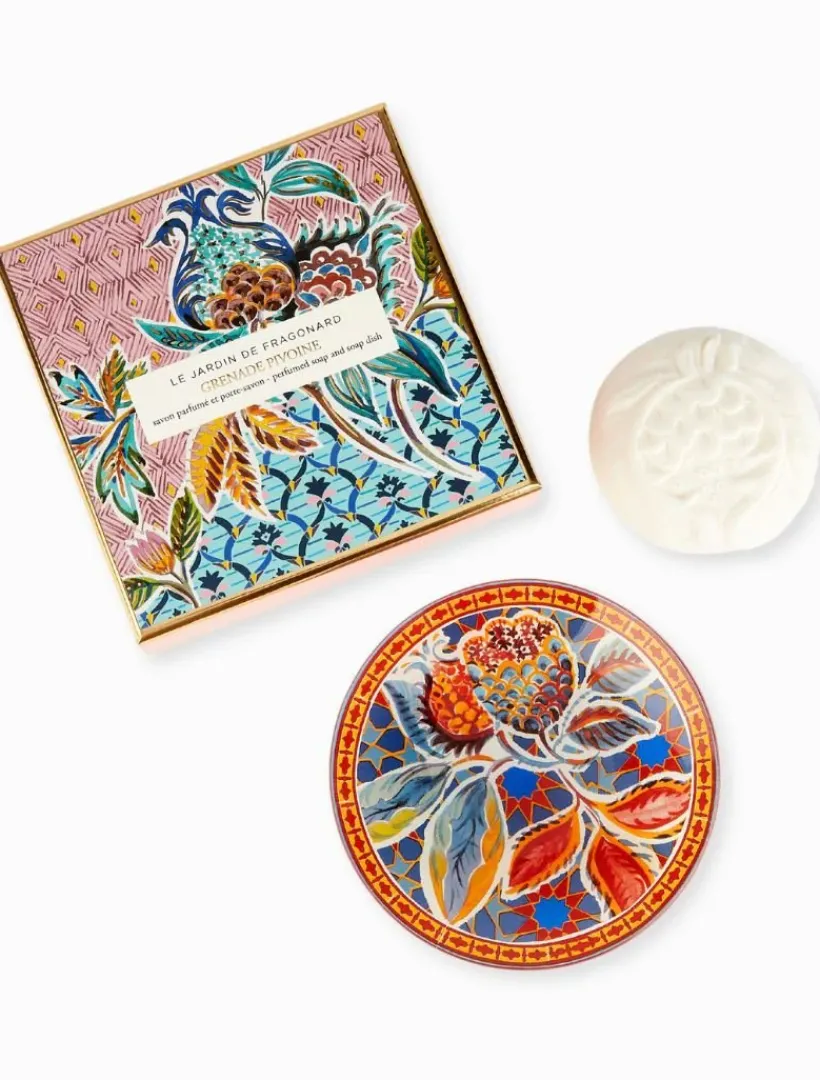 Soap Bars*3rd Party Other Grenade Pivoine Soap and Dish Set