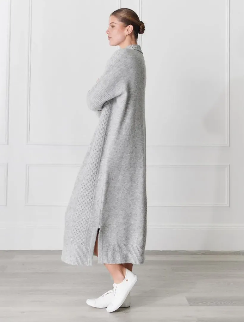 Dresses*Zjoosh Guernsey Knit Dress Grey