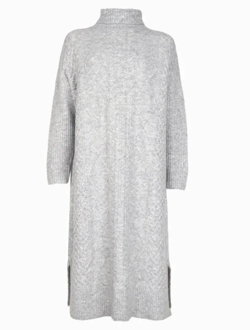 Dresses*Zjoosh Guernsey Knit Dress Grey
