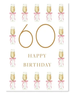 Stationery*Zjoosh Happy 60th Birthday Card