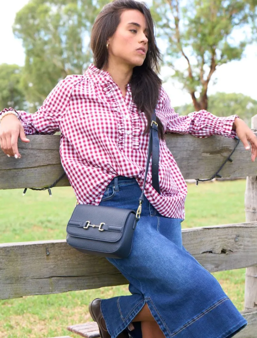 Shirts And Tops*Zjoosh Hartford Pop Over Shirt Red