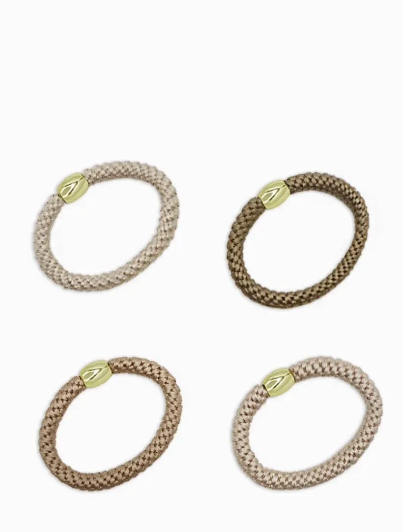 Hats & Hair Accessories*Zjoosh Harvey Hair Ties Set Neutral
