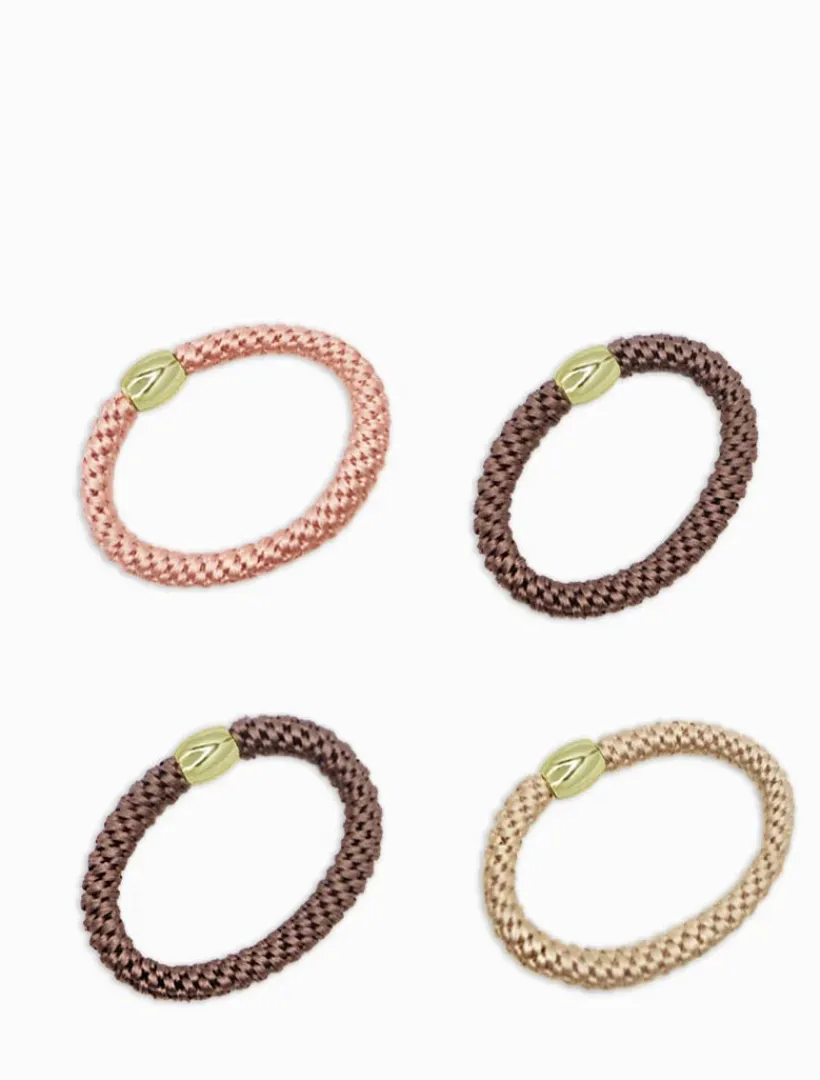 Hats & Hair Accessories*Zjoosh Harvey Hair Ties Set Pink