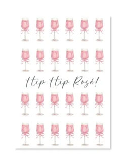 Stationery*Zjoosh Hip Hip Rose Card