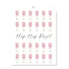 Stationery*Zjoosh Hip Hip Rose Tag