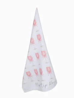 Towels*Zjoosh Hip Hip Rose Tea Towel