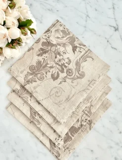 Table Linen*Zjoosh Honfleur French Linen Napkin (Set of 4)