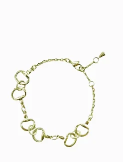 Bangles And Bracelets|Gold Jewellery*Zjoosh Horsebit Bracelet Gold