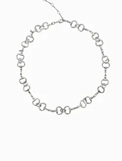 Necklaces|Silver Jewellery*Zjoosh Horsebit Necklace Short Silver