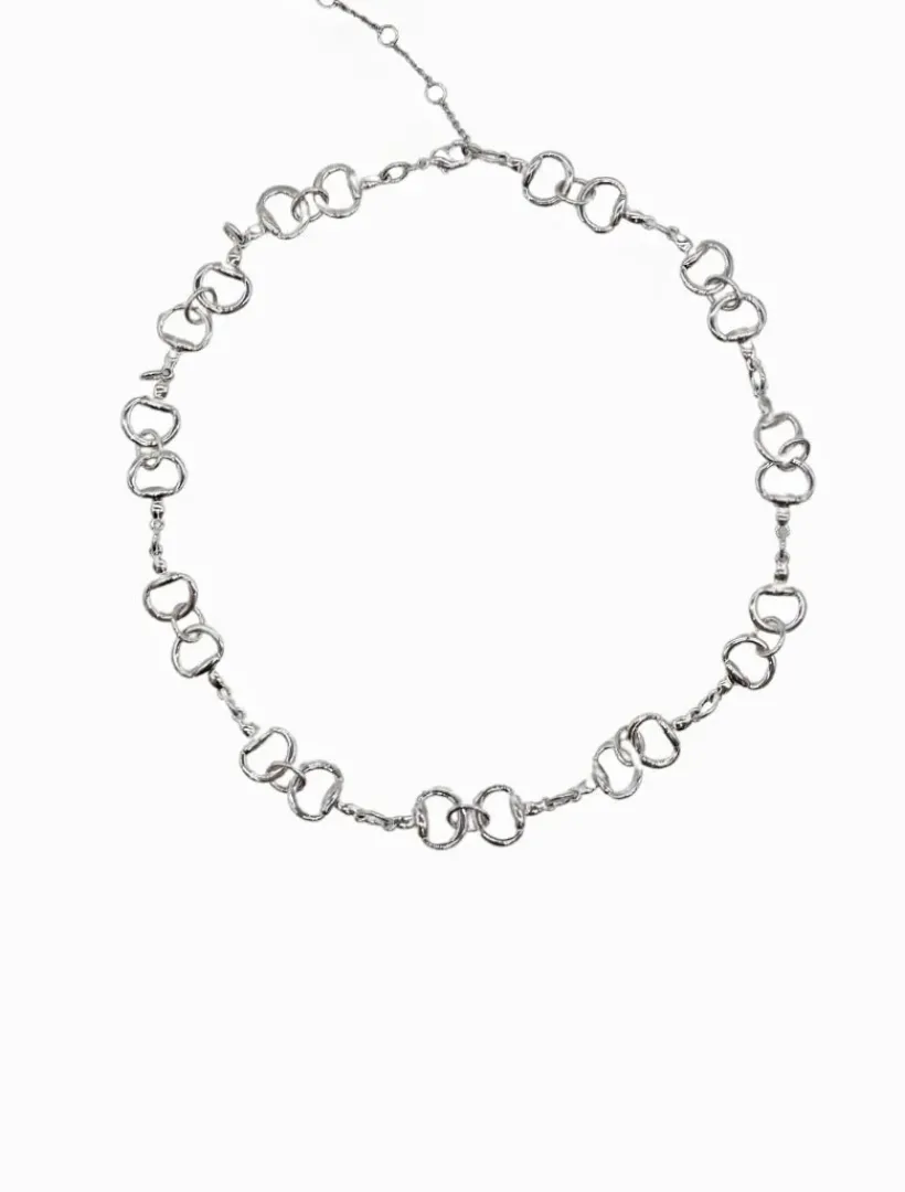 Necklaces|Silver Jewellery*Zjoosh Horsebit Necklace Short Silver