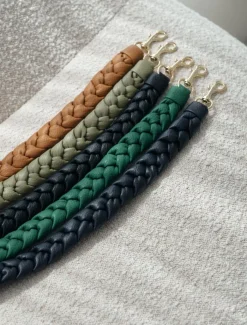 Bag Straps|Bag Straps*Zjoosh Jacie Plaited Strap - FINAL SALE Green
