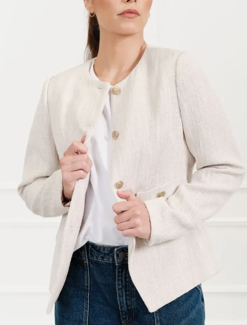 Jackets And Coats*Zjoosh Jeanne Jacket Bone