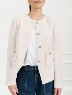 Jackets And Coats*Zjoosh Jeanne Jacket Bone