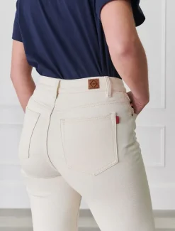 Pants*Zjoosh Jenna Straight Leg Jean Bone