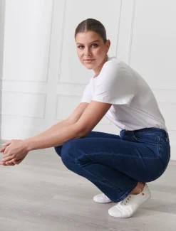 Pants*Zjoosh Jenna Straight Leg Jean Indigo
