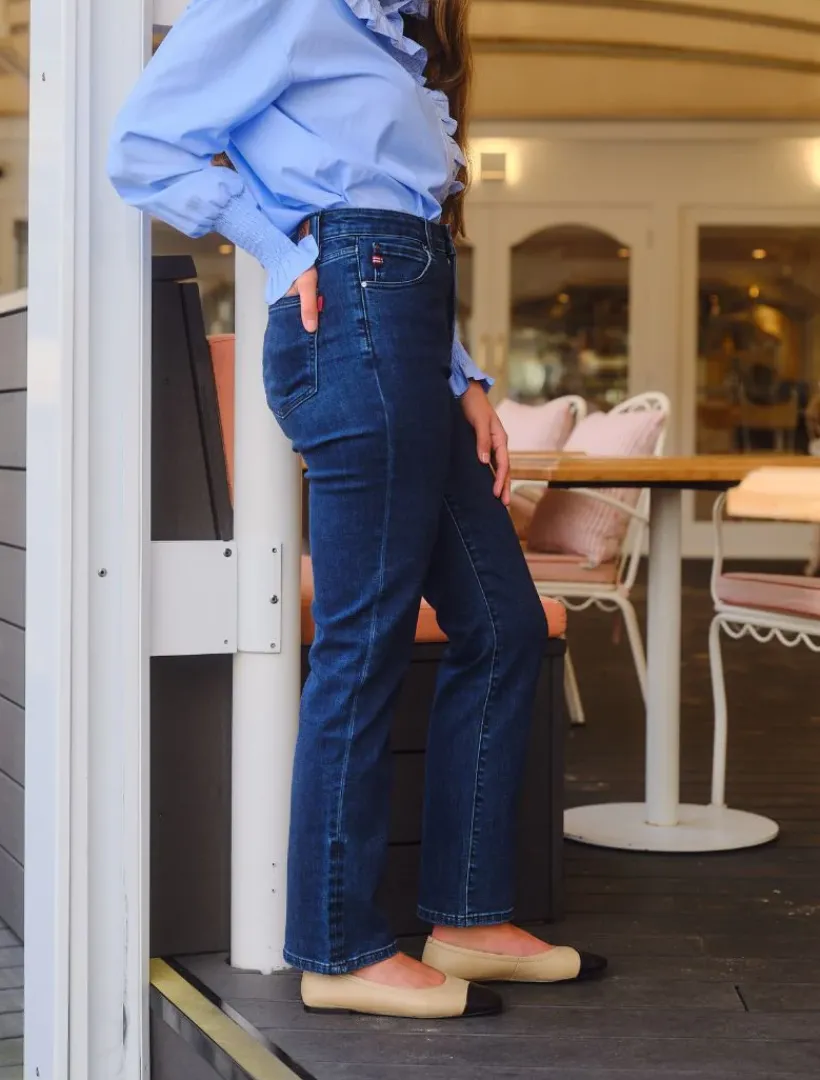Pants*Zjoosh Jenna Straight Leg Jean Indigo