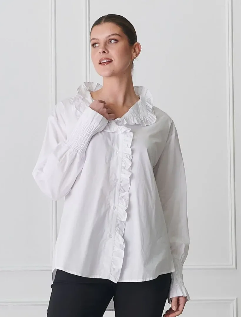 Shirts And Tops*Zjoosh Jessica Shirt White