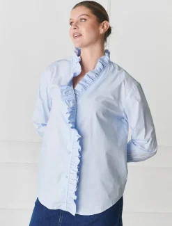 Shirts And Tops*Zjoosh Jessie V Shirt Blue