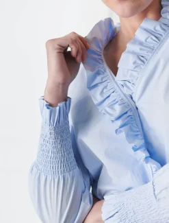 Shirts And Tops*Zjoosh Jessie V Shirt Blue