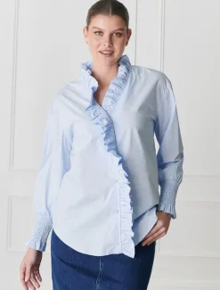 Shirts And Tops*Zjoosh Jessie V Shirt Blue