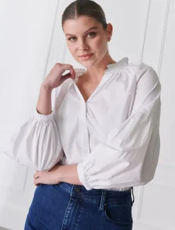Shirts And Tops*Zjoosh Jo Shirt White