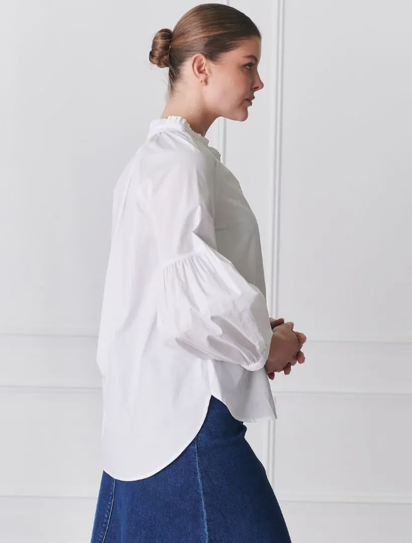 Shirts And Tops*Zjoosh Jo Shirt White