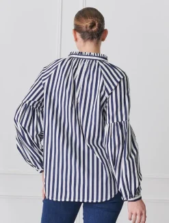 Shirts And Tops*Zjoosh Jo Stripe Shirt Navy