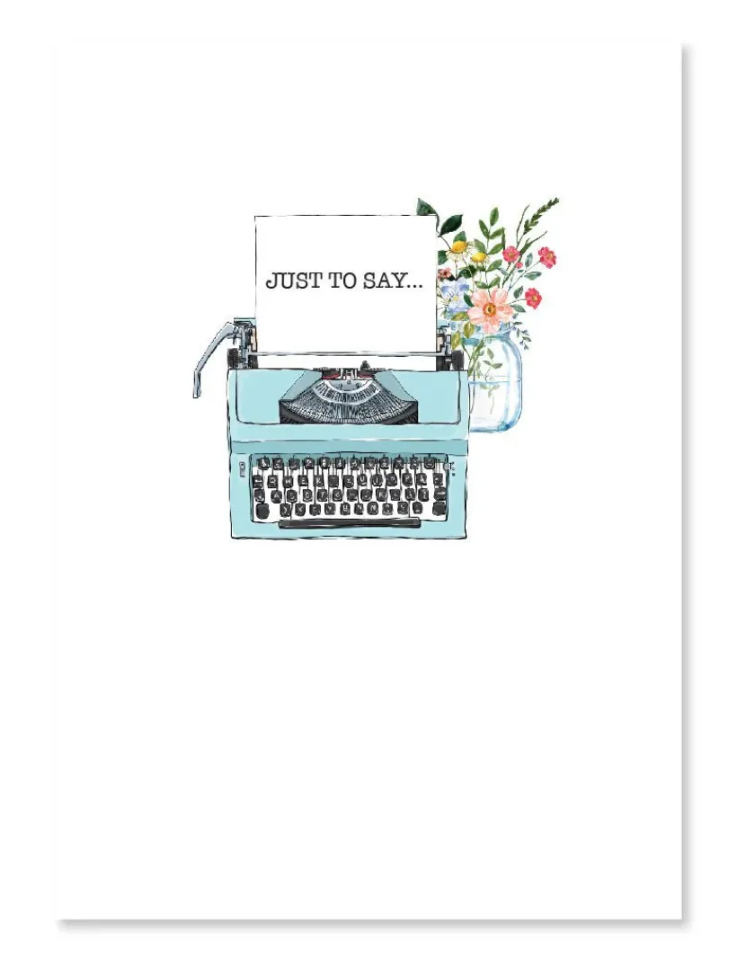 Stationery*Zjoosh Just to say Card