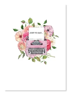 Stationery*Zjoosh Just To Say Card Pink