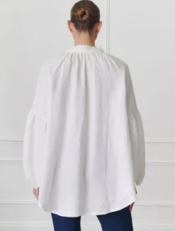 Shirts And Tops*Zjoosh Kell Shirt Linen White