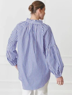 Shirts And Tops*Zjoosh Kell Shirt Stripe Blue
