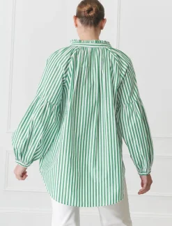 Shirts And Tops*Zjoosh Kell Shirt Stripe Green