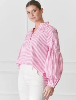 Shirts And Tops*Zjoosh Kell Shirt Stripe Pink