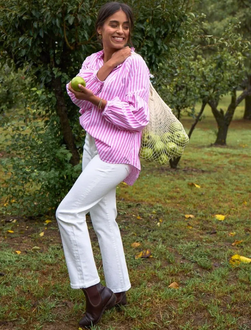 Shirts And Tops*Zjoosh Kell Shirt Stripe Pink